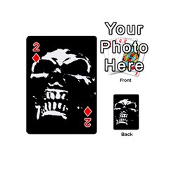Morbid Skull Playing Cards 54 Designs (Mini) from ArtsNow.com Front - Diamond2