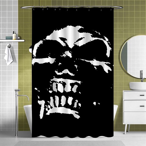 Morbid Skull Shower Curtain 48  x 72  (Small) from ArtsNow.com Curtain(48  X 72 ) - 42.18 x64.8  Curtain(48  X 72 )
