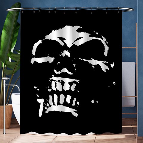 Morbid Skull Shower Curtain 60  x 72  (Medium) from ArtsNow.com 60 x72  Curtain
