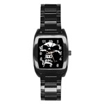 Morbid Skull Stainless Steel Barrel Watch