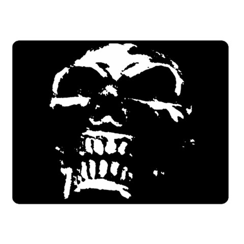 Morbid Skull Double Sided Fleece Blanket (Small) from ArtsNow.com 45 x34  Blanket Front