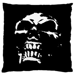 Morbid Skull Large Flano Cushion Case (Two Sides) from ArtsNow.com Front