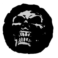 Morbid Skull Large 18  Premium Flano Round Cushion  from ArtsNow.com Front