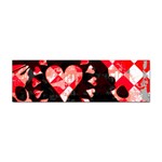 Love Heart Splatter Sticker (Bumper)