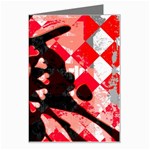 Love Heart Splatter Greeting Card