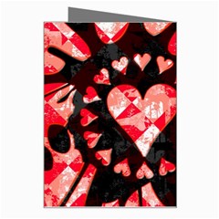 Love Heart Splatter Greeting Card from ArtsNow.com Right