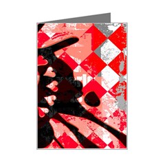 Love Heart Splatter Mini Greeting Card from ArtsNow.com Left