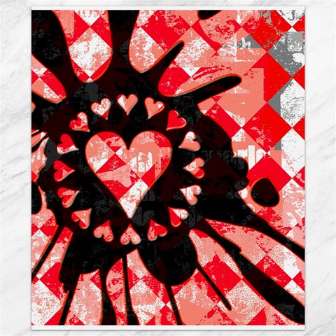 Love Heart Splatter Canvas 20  x 24  from ArtsNow.com 19.57 x23.15  Canvas - 1