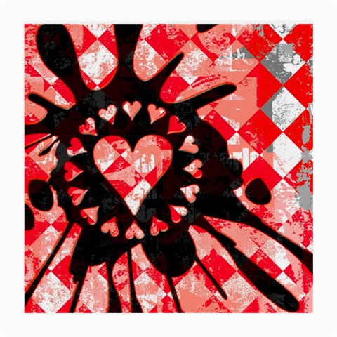 Love Heart Splatter Medium Glasses Cloth from ArtsNow.com Front