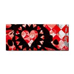 Love Heart Splatter Hand Towel