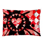 Love Heart Splatter Pillow Case