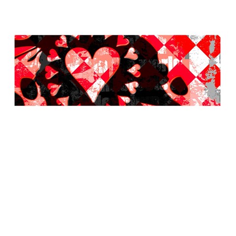 Love Heart Splatter Memory Card Reader (Stick) from ArtsNow.com Front