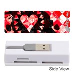 Love Heart Splatter Memory Card Reader (Stick)