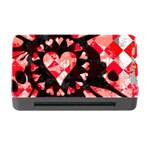 Love Heart Splatter Memory Card Reader with CF