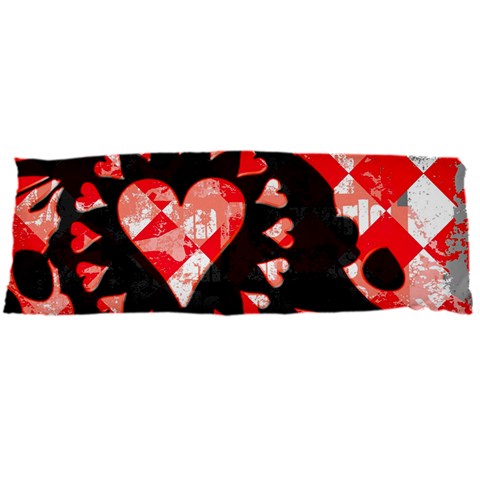 Love Heart Splatter Body Pillow Case Dakimakura (Two Sides) from ArtsNow.com Front