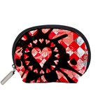 Love Heart Splatter Accessory Pouch (Small)