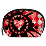 Love Heart Splatter Accessory Pouch (Large)
