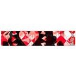 Love Heart Splatter Small Flano Scarf