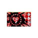 Love Heart Splatter Cosmetic Bag (XS)