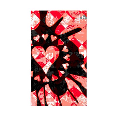 Love Heart Splatter Duvet Cover Double Side (Single Size) from ArtsNow.com Front