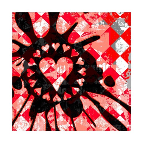 Love Heart Splatter Square Tapestry (Large) from ArtsNow.com Front