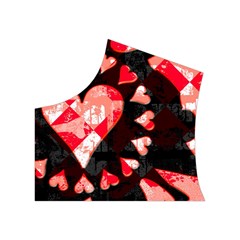 Love Heart Splatter Women s Button Up Vest from ArtsNow.com Top Left