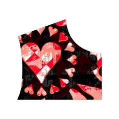 Love Heart Splatter Women s Button Up Vest from ArtsNow.com Top Right