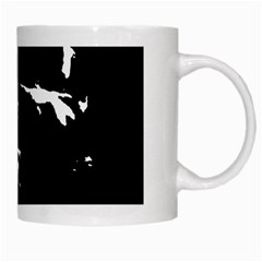 Morbid Skull White Mug from ArtsNow.com Right