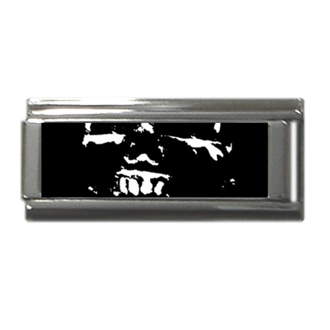 Morbid Skull Superlink Italian Charm (9mm) from ArtsNow.com Front