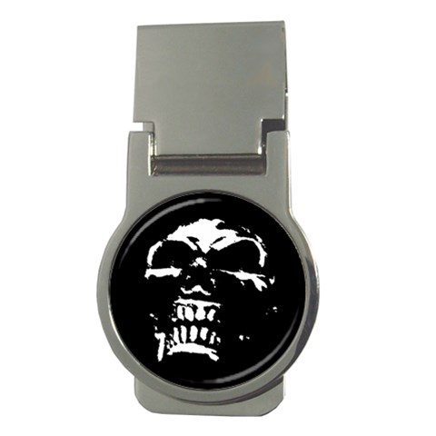 Morbid Skull Money Clip (Round) from ArtsNow.com Front