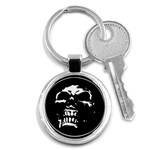 Morbid Skull Key Chain (Round)