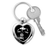 Morbid Skull Key Chain (Heart)