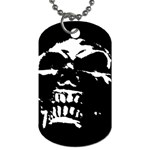 Morbid Skull Dog Tag (One Side)