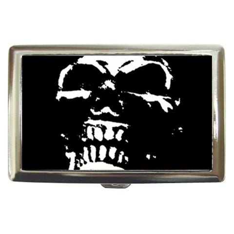Morbid Skull Cigarette Money Case from ArtsNow.com Front