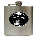 Morbid Skull Hip Flask (6 oz)