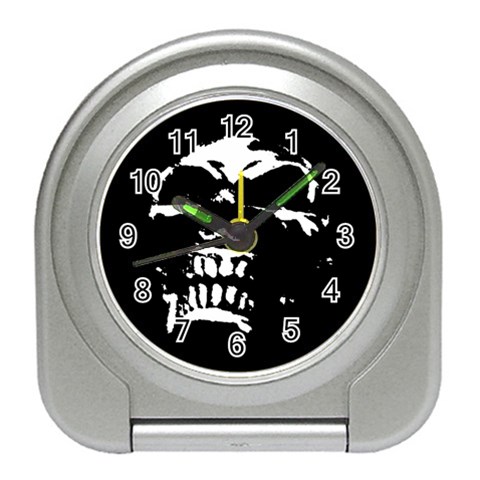 Morbid Skull Travel Alarm Clock from ArtsNow.com Front