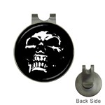 Morbid Skull Golf Ball Marker Hat Clip