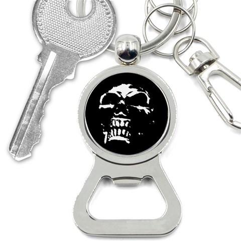 Morbid Skull Bottle Opener Key Chain from ArtsNow.com Front