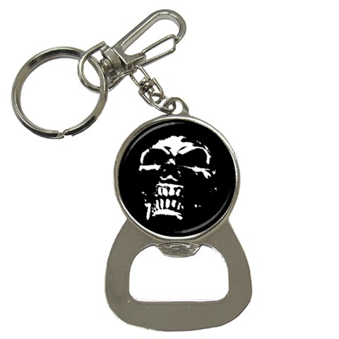 Morbid Skull Bottle Opener Key Chain from ArtsNow.com Front