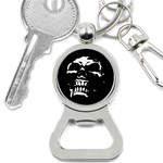 Morbid Skull Bottle Opener Key Chain