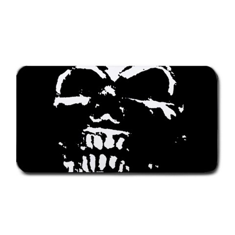 Morbid Skull Medium Bar Mat from ArtsNow.com 16 x8.5  Bar Mat