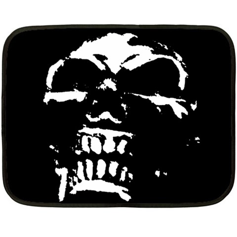 Morbid Skull Fleece Blanket (Mini) from ArtsNow.com 35 x27  Blanket