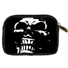 Morbid Skull Digital Camera Leather Case from ArtsNow.com Back