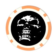 Morbid Skull Poker Chip Card Guard (10 pack) from ArtsNow.com Back