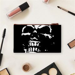 Morbid Skull Cosmetic Bag (Small) from ArtsNow.com Back