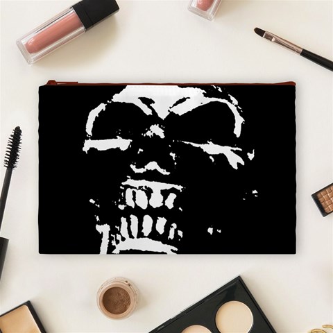 Morbid Skull Cosmetic Bag (Large) from ArtsNow.com Front