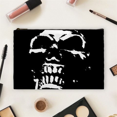 Morbid Skull Cosmetic Bag (Large) from ArtsNow.com Front