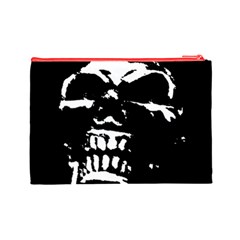 Morbid Skull Cosmetic Bag (Large) from ArtsNow.com Back