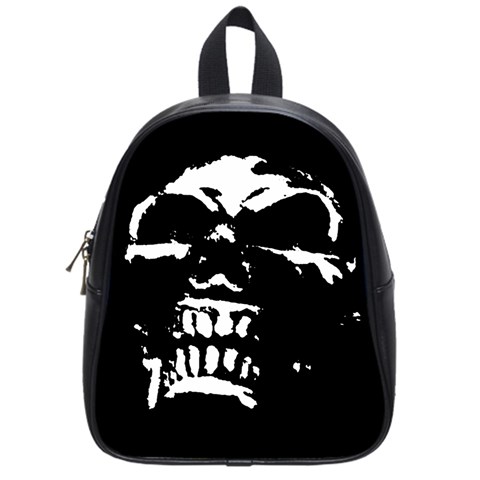 Morbid Skull School Bag (Small) from ArtsNow.com Front