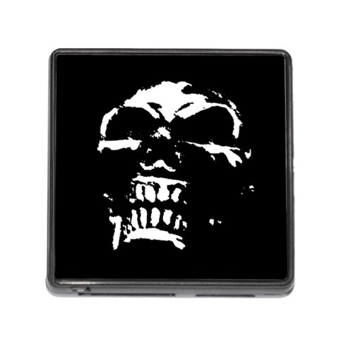 Morbid Skull Memory Card Reader (Square 5 Slot) from ArtsNow.com Front